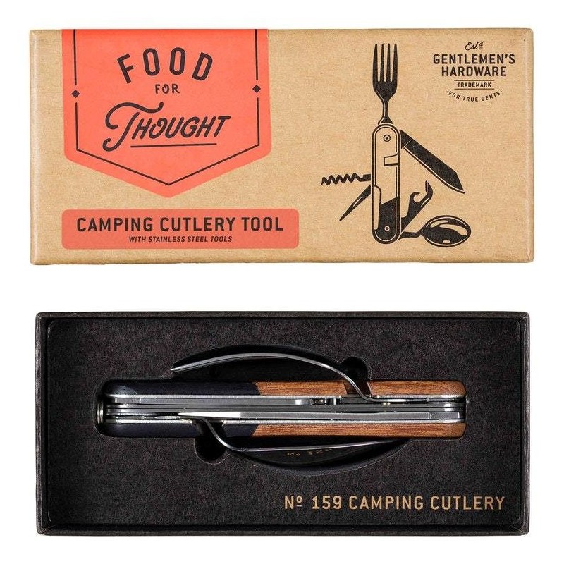 Camping Cutlery Tool with Acacia Handle