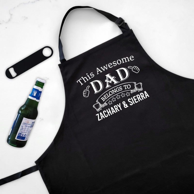 Personalised King of the BBQ Apron