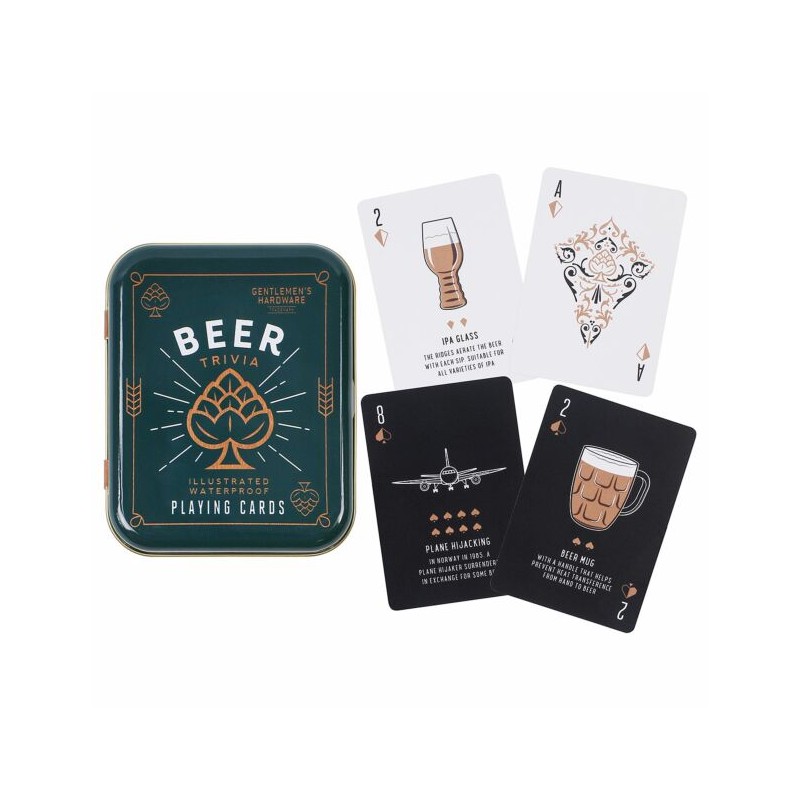 Beer Trivia Playing Cards by Gentlemen's Hardware