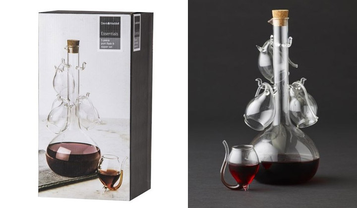 Port Decanter 4 Piece Sipper Set