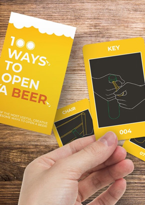100 Ways To Open Beer Cards
