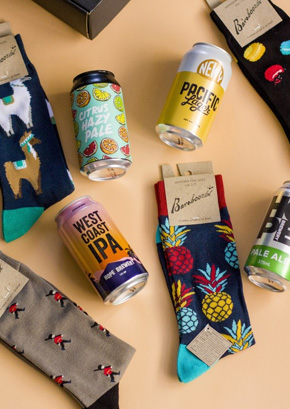 Craft Beer And Fun Socks Hamper