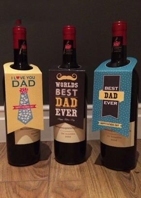 Diy Bottle Tags For Dad