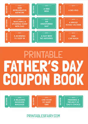 Diy Fathers Day Coupons