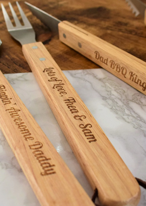 Personalised Bbq Tools