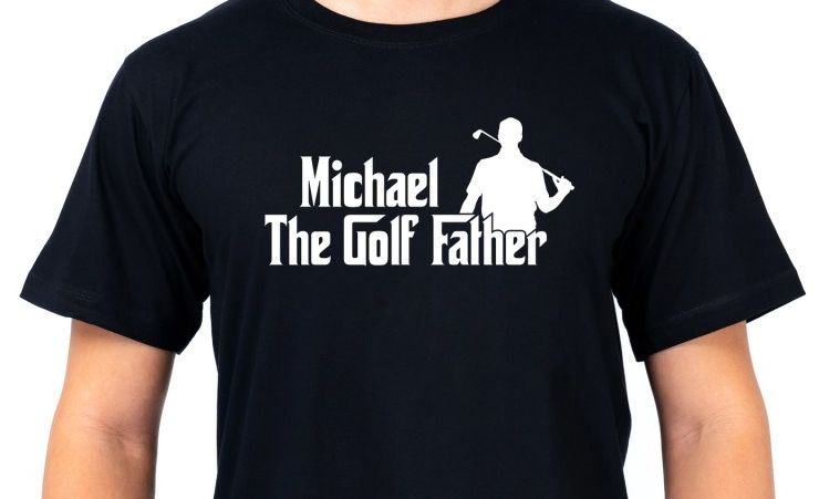 Personalised Golf Father T Shirt