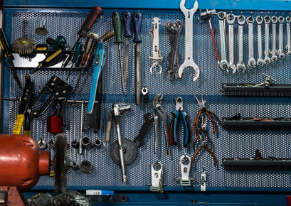 Tools In Garage