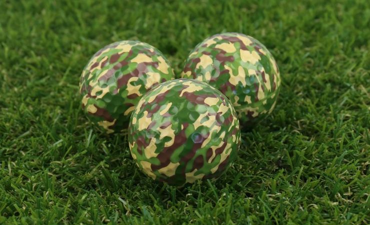 Tricky Camouflage Golf Balls