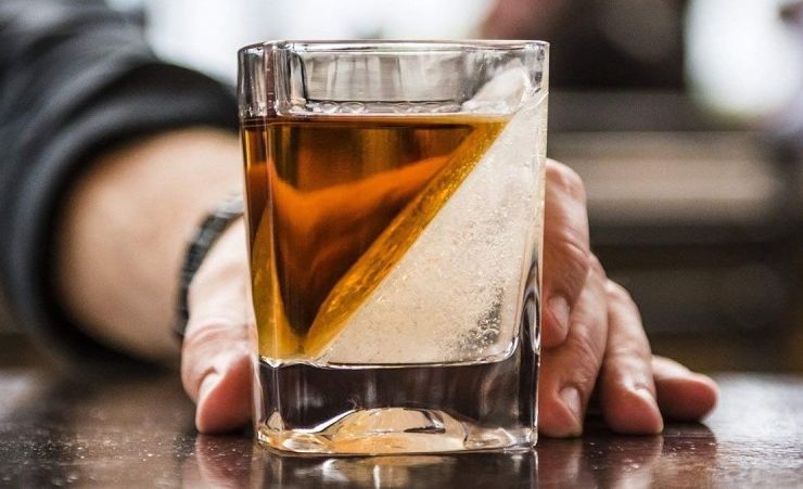 Whisky Wedge Ice Mould And Glass Set By Corkcicle