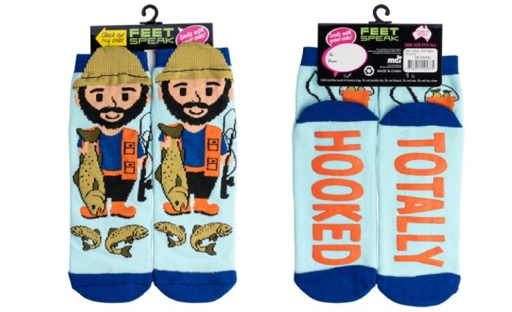 Totally Hooked Fishing Socks