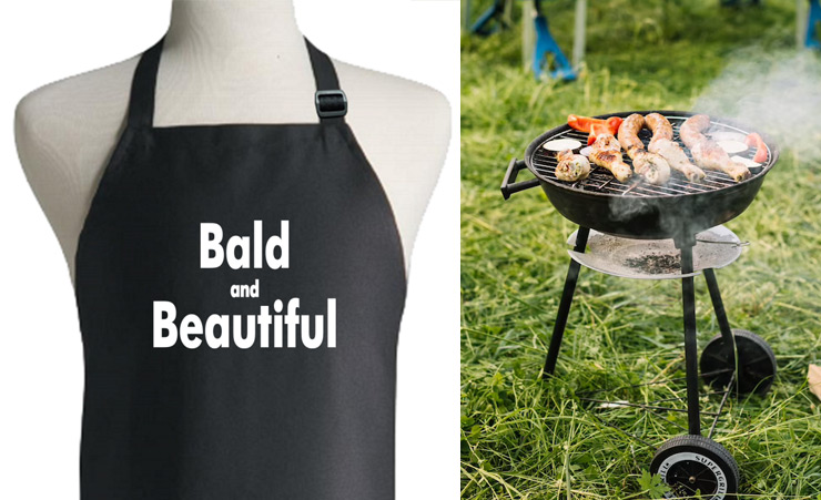 Bald And Beautiful Apron