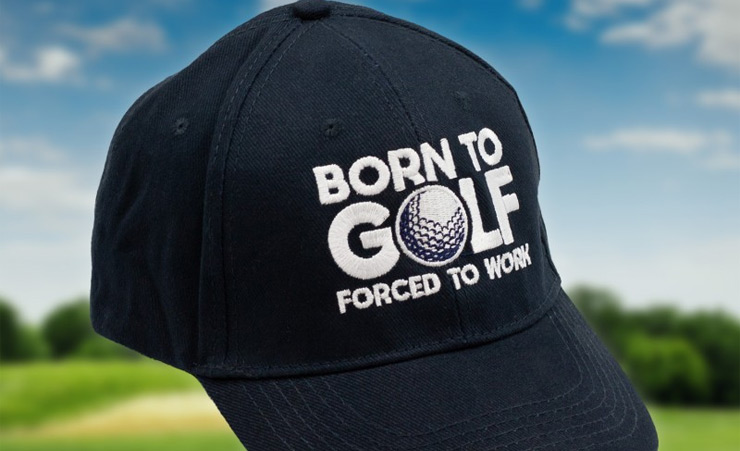 Born To Golf Forced To Work Cap