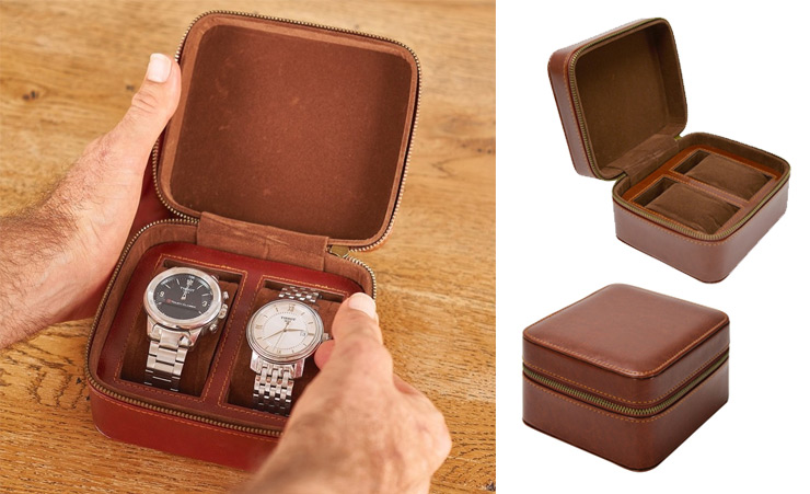 Gentlemans Watch Case Duo