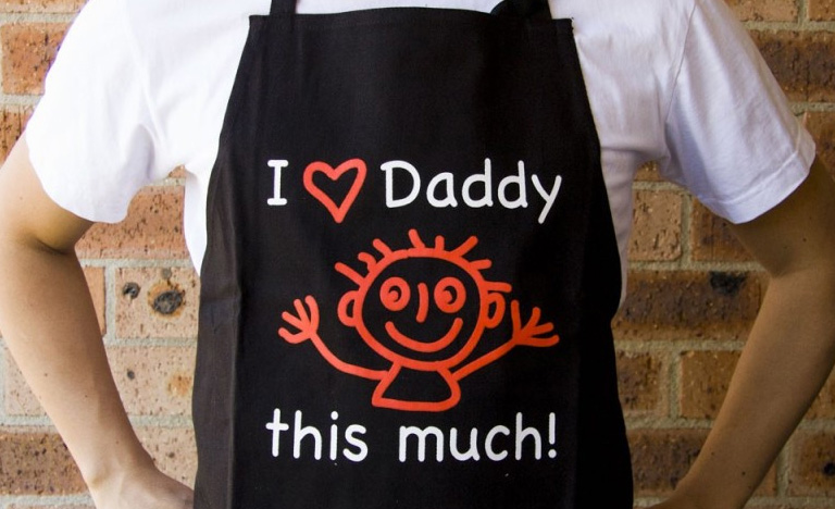 I Love Daddy This Much Apron