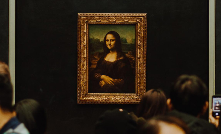 Mona Lisa At Museum