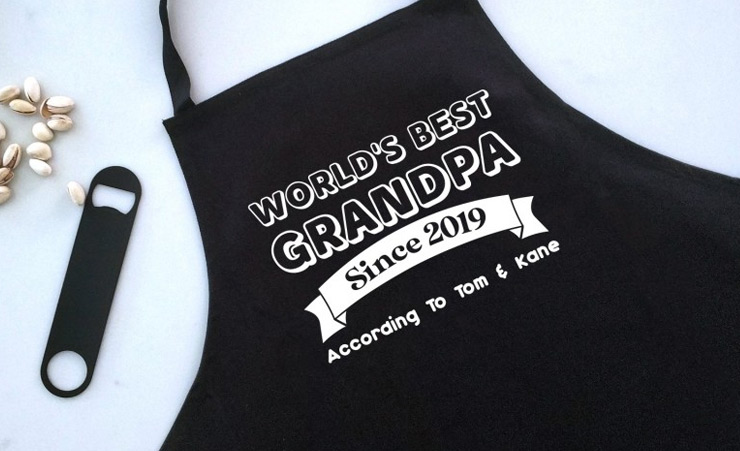 Worlds Best Grandpa Apron