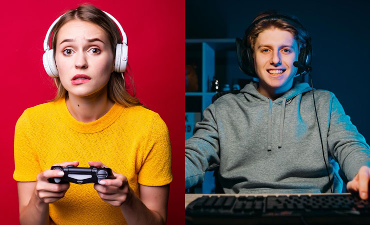 Gamer Girl And Boy