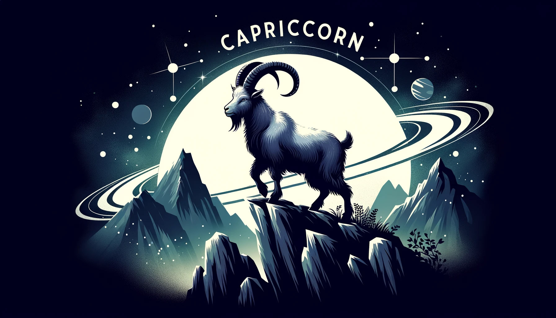 Capricorn Zodiac Sign Symbol