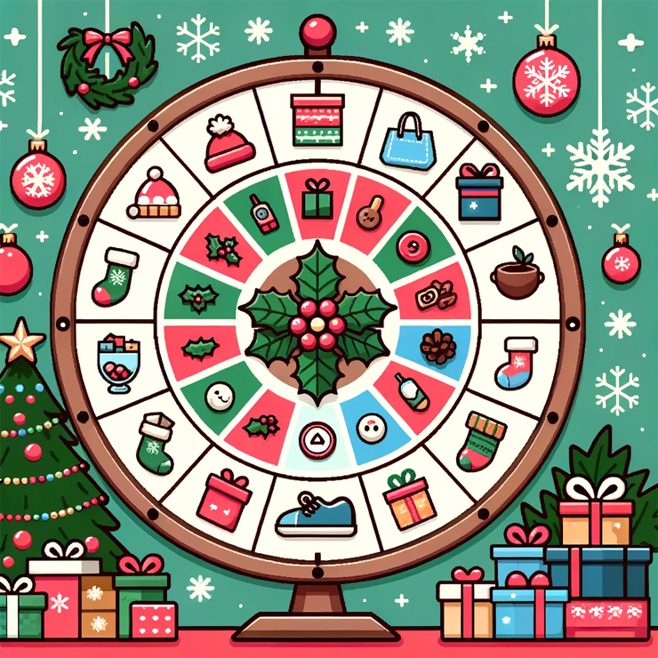 Gift Exchange Games Wheel 1