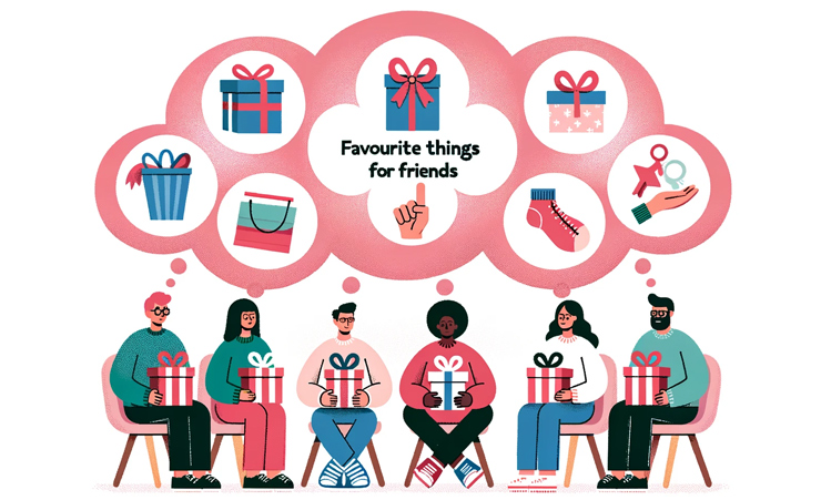 Vector Favorite Things With Friends 1