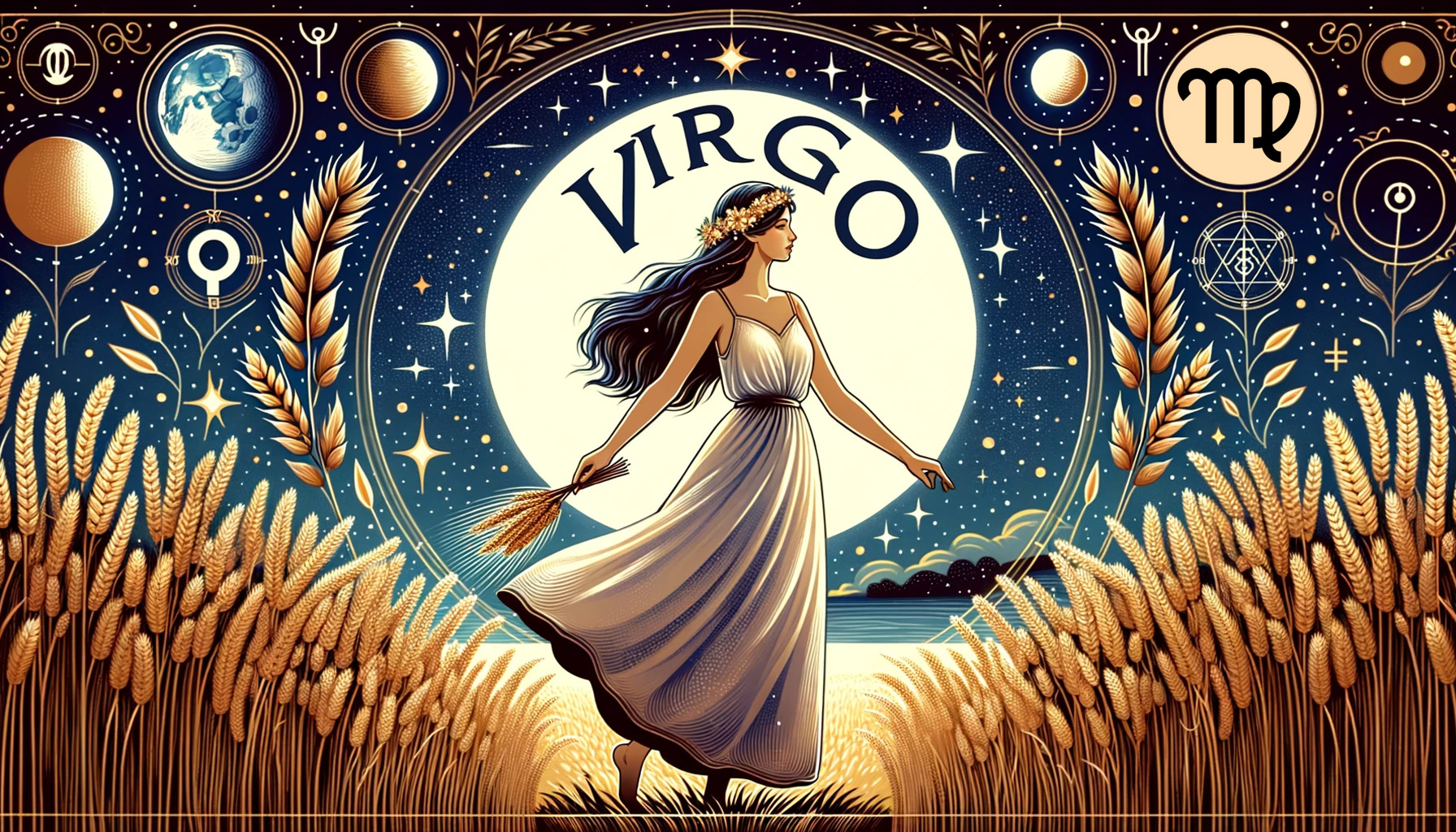 Virgo Sign And Symbol
