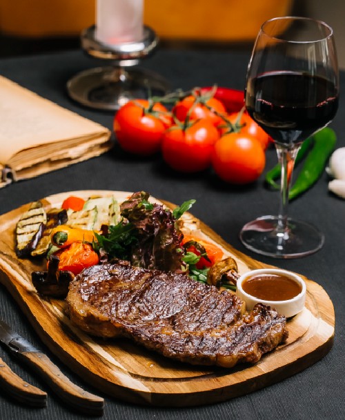 Steak Meat Dishes Wine Pairing