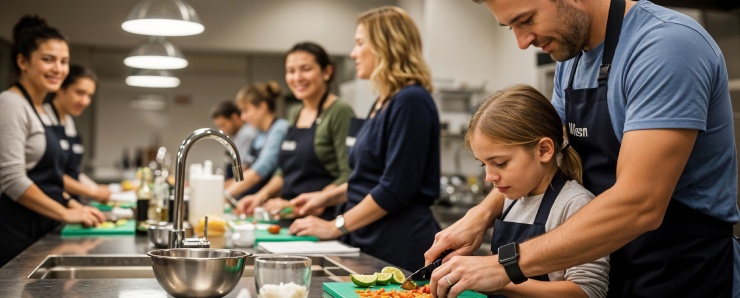 Father Daughter Cooking Class