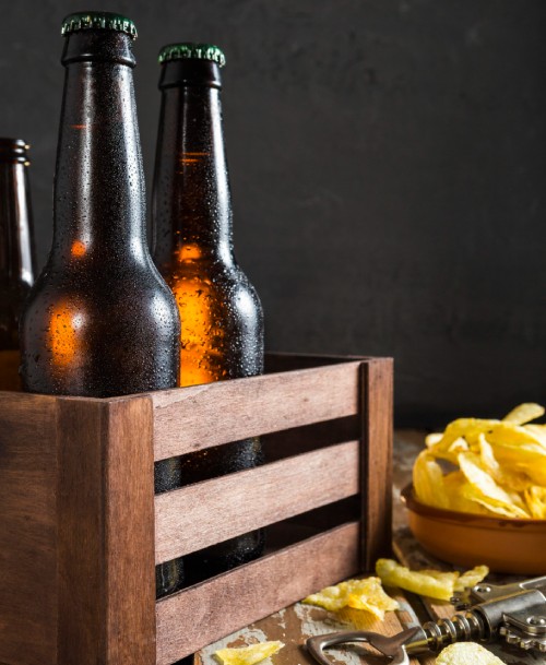 Bottles In A Crate