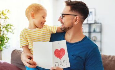 Dad Receiving Card From Child