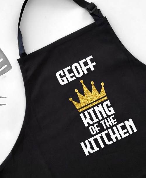 King Of The Kitchen Personalised Apron