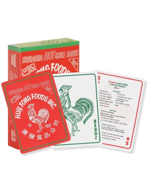 Sriracha Recipies Cards