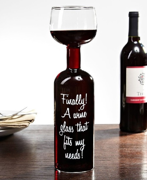 Wine Bottle Glass