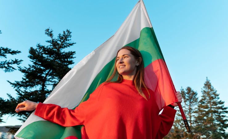 Bulgarian Women Flag