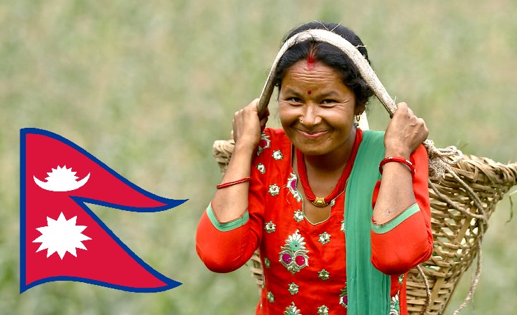Nepalese Mother Fields Flag