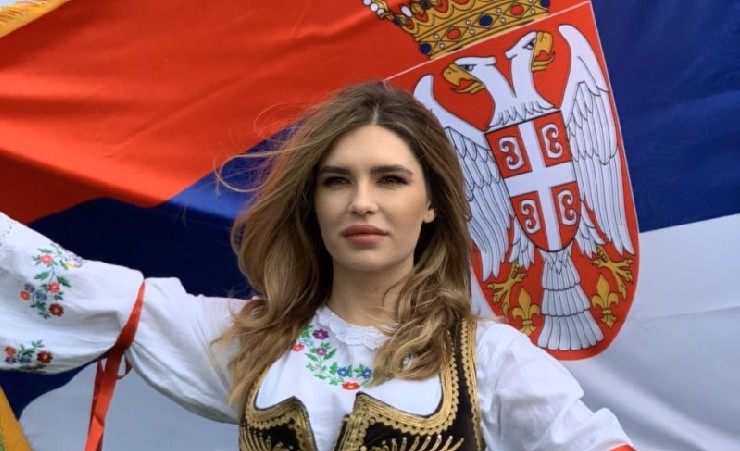 Serbian Women Flag