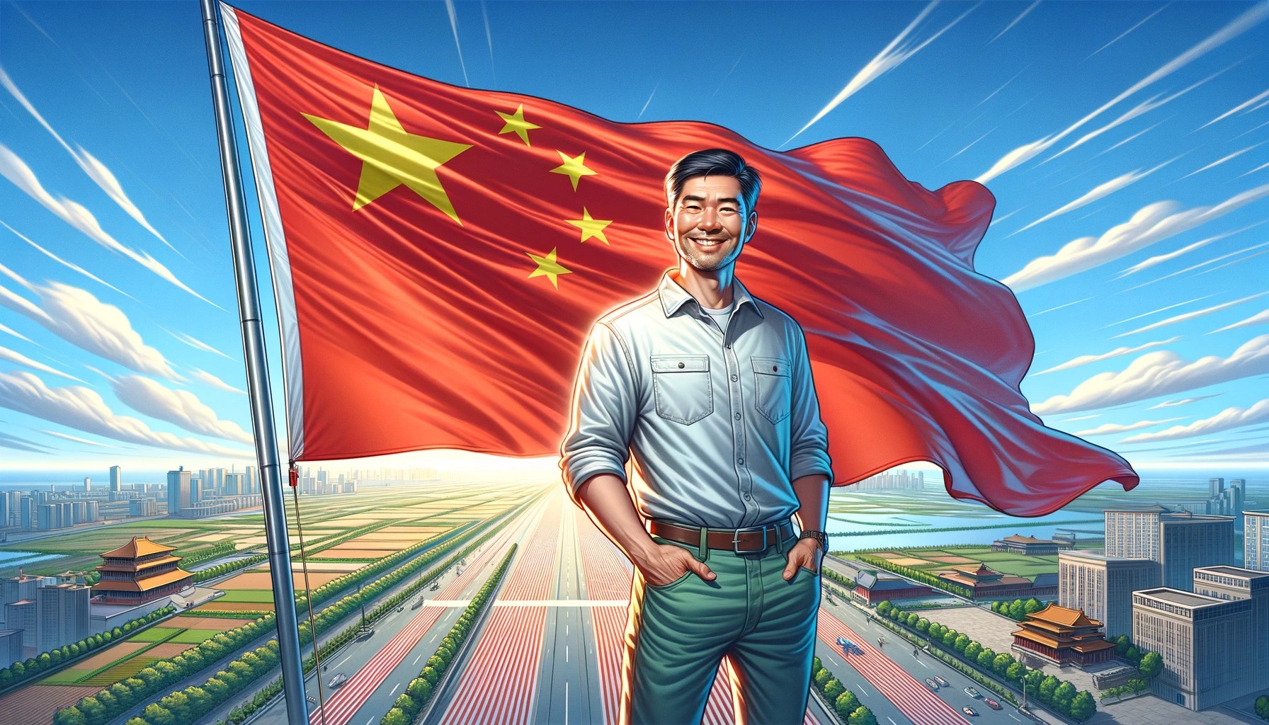 China And Flag