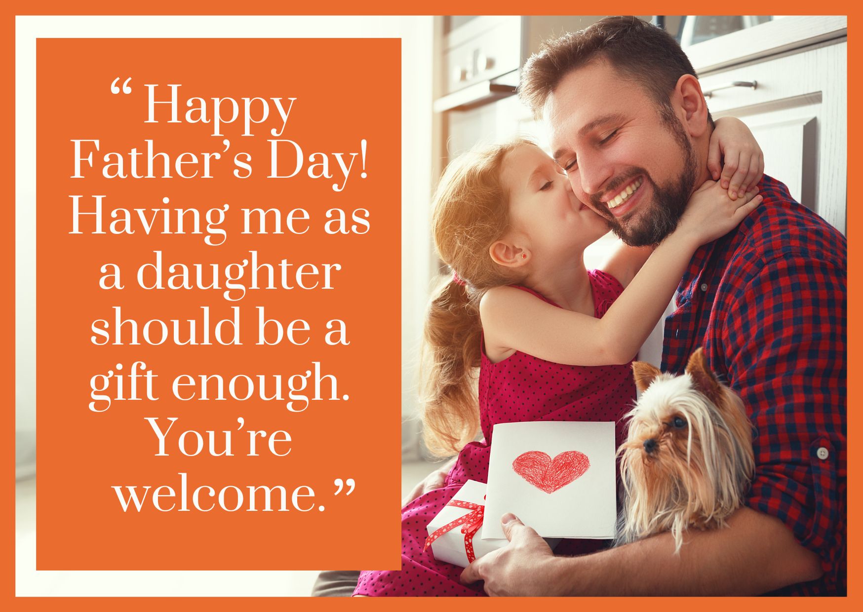From Daughter Father's Day Message