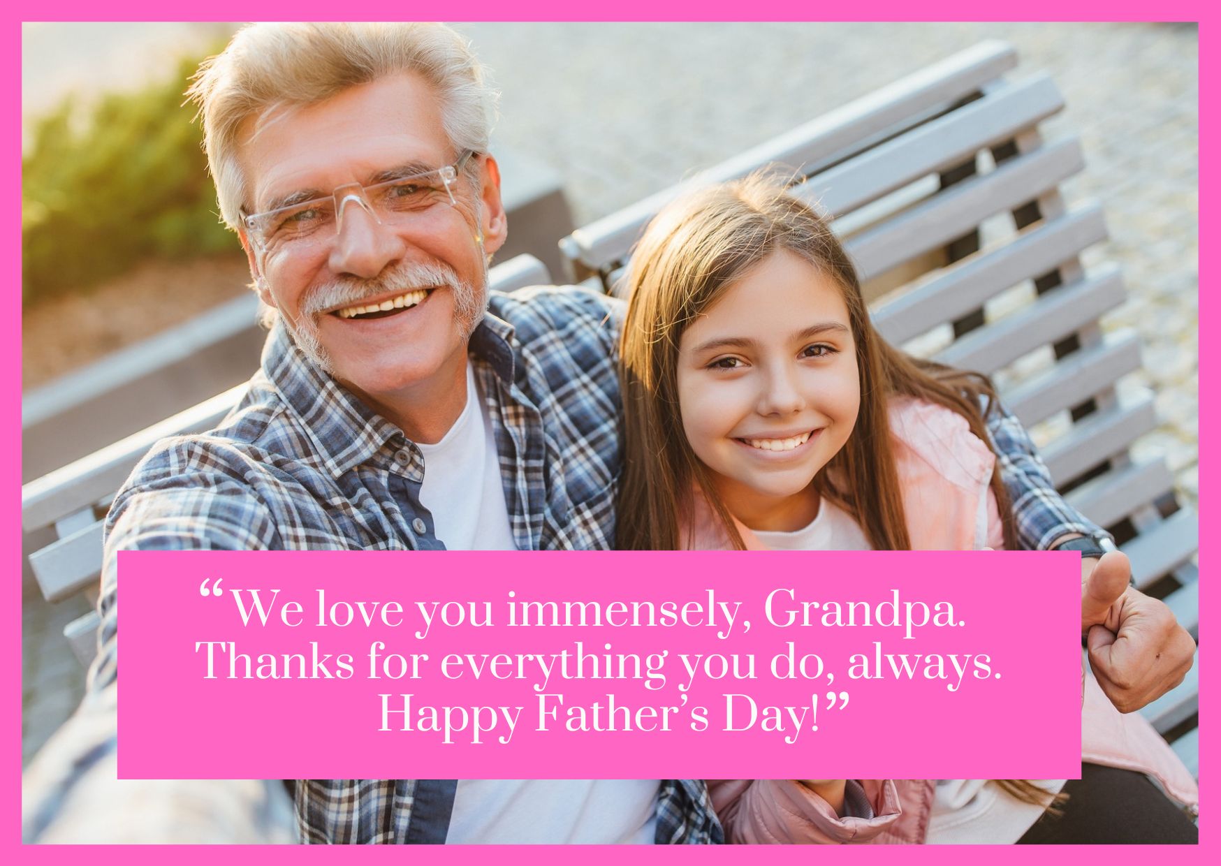 Grandad Father's Day Message
