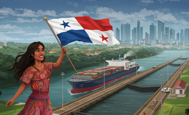 Panama Flag Mothers Day