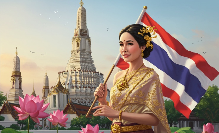 thailand-mothers-day-flag