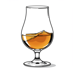 Similar to the Glencairn but with a slightly flared lip and longer neck