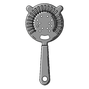 Hawthorne Strainer Vector Illustration