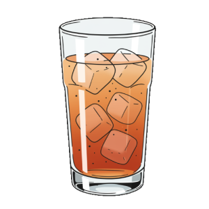 High Ball Glass Vector