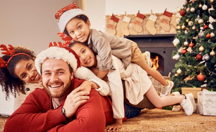 Christmas Happy Family