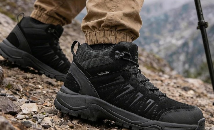 Waterproof hiking boots