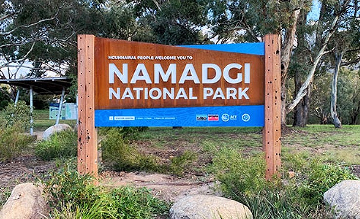 Namadgi Sign
