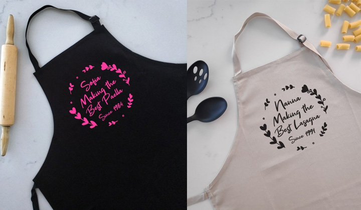 Personalised Making The Best Food Apron