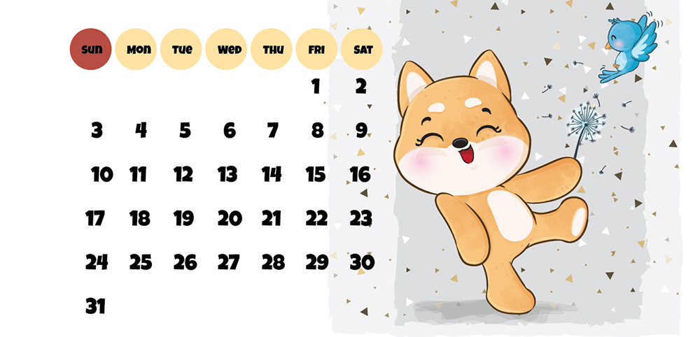 DIY Children's Calendar
