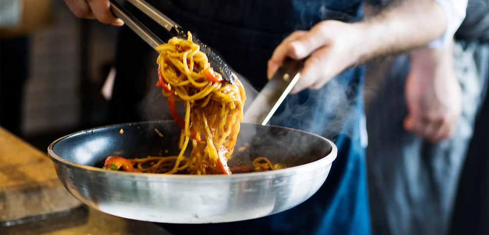 Cooking With A Frying Pan