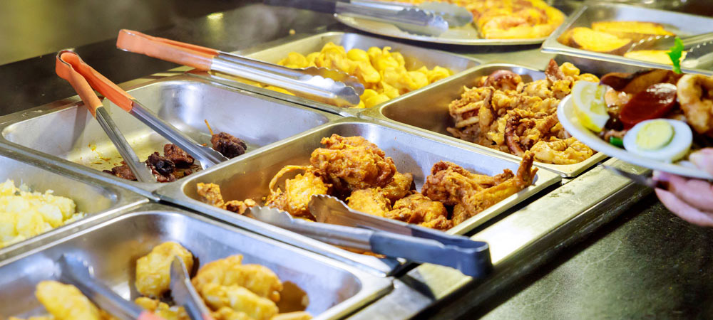 buffet dishes
